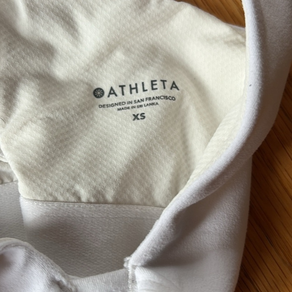 Athleta White Tank Top XS - Picture 3 of 3